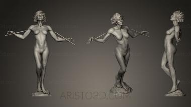 Figurines of girls (STKGL_0148) 3D model for CNC machine